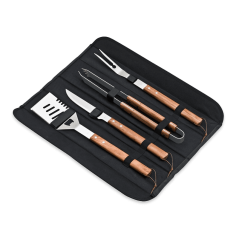 Kit de utensilios para barbacoa