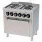 Cocina Eléctrica Modular 4 Fuegos Con Horno Eléctrico HR FAINCA