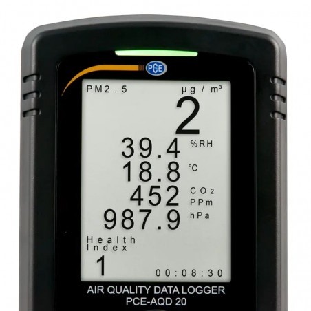 Medidor de CO2 fijo con registro de datos y alta precisión AQD-20