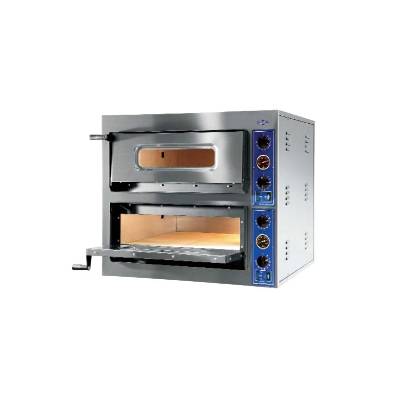 Horno de pizza eléctrico doble 36cm. Modelo P-4+4/P-6+6 Irimar.