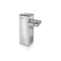 Fuente de agua refrigerada de pie adaptada minusvalías. Modelo M-6APUMV Canaletas.