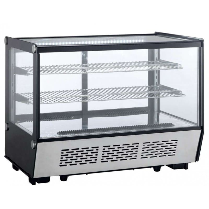 Vitrina Expositora Refrigerada Sobremesa con 4 Caras de Cristal Pekín