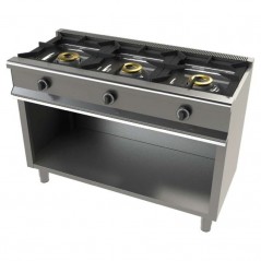 Cocina a Gas con Mueble 3 Fuegos June X