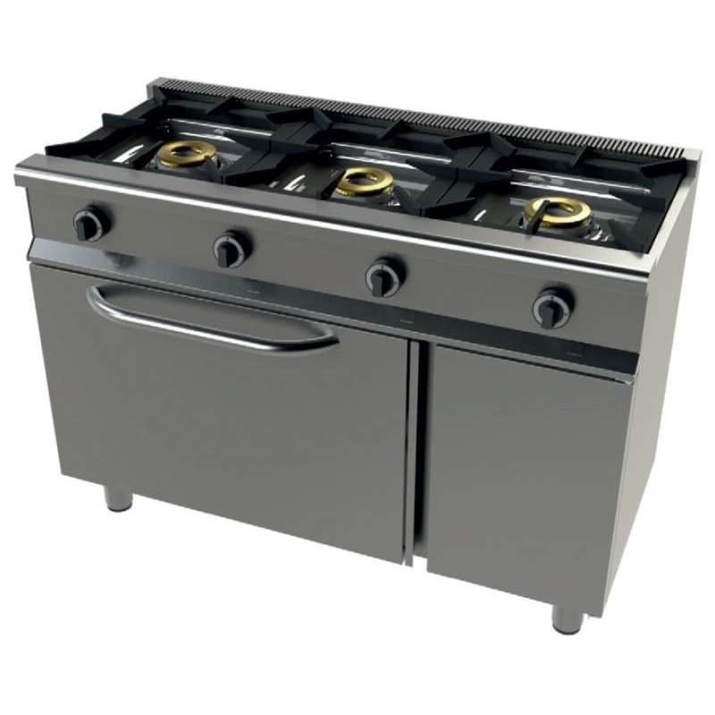 Cocina a Gas con Horno 3 Fuegos June X