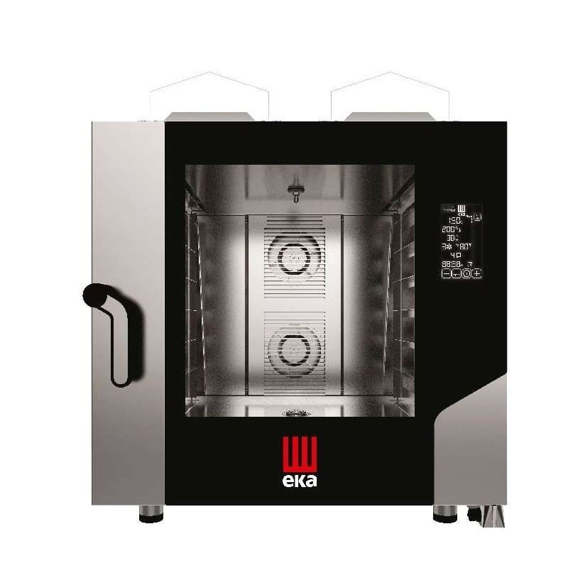 Horno a Gas de Convección Eka 4/6/10/16 Bandejas 600x400 mm Millennial Black Mask Gas - Pastelería/Panadería Horno a Gas de Convección Eka 4/6/10/16 Bandejas 600x400 mm Millennial Black Mask Gas - Pastelería/Panadería