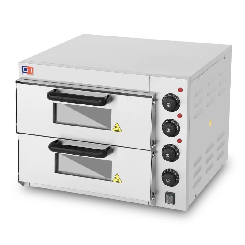 Horno Eléctrico de Pizza Compacto 1 ó 2 Cámaras Diámetro 400 mm Pekín