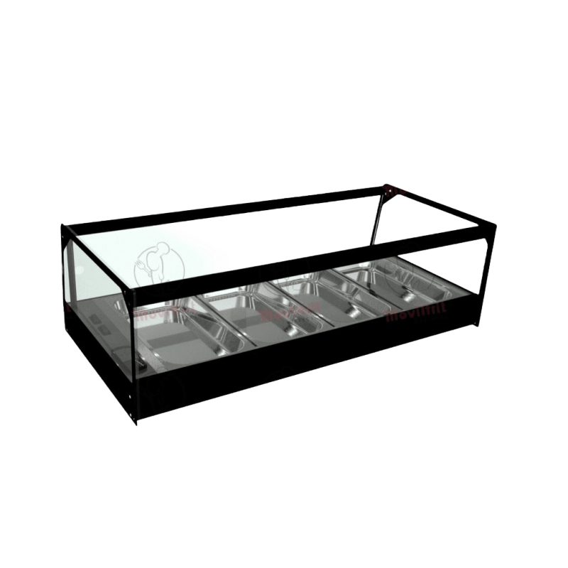 Vitrina refrigerada con cuba remota y cristal plano Cub Movilfrit