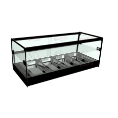 Vitrina refrigerada 2 pisos con cuba remota y cristal plano Cub Movilfrit