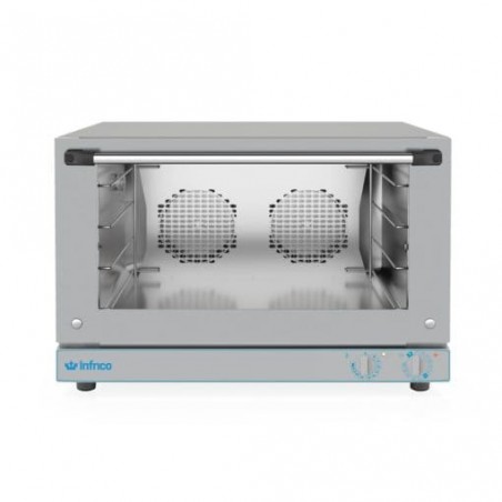 Horno eléctrico panadería 4 parrillas 600x400 mm o 4GN1/1 con 2 motores HE604PLUS Infrico