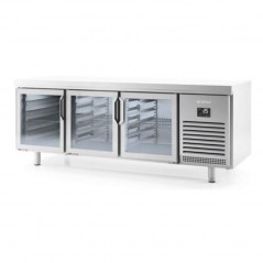 Mesa de refrigeración con puerta de cristal Series 800 Infrico