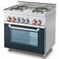 Cocina eléctrica c/horno con Grill, con 4 placas- Modelo CF4-68ET-