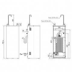 Fuente llena botellas con sensor IR FP 002 LLB MED LINE Portinox