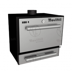 Horno de brasa con puerta opaca HBR Pro Movilfrit