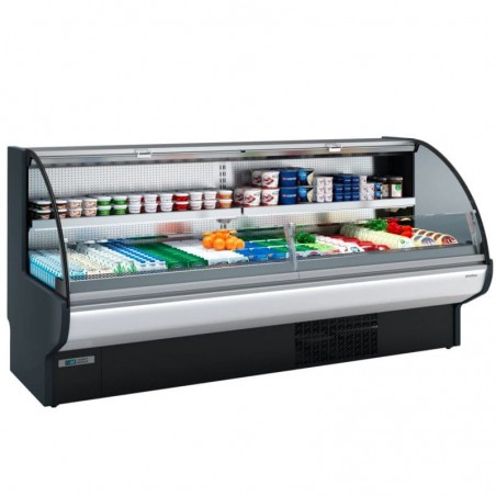 Vitrina semimural plug-in R-290 de refrigeración abierta VEG U Elegance