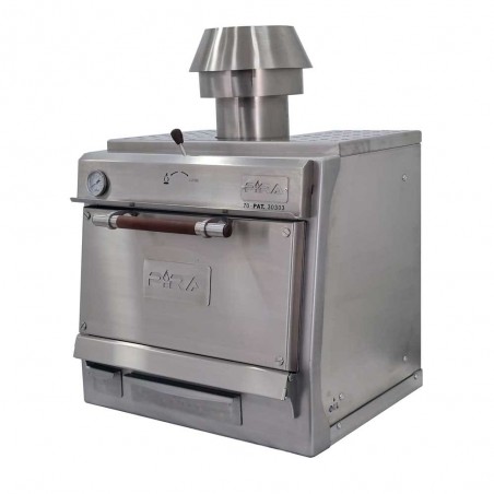 Horno de brasa Pira 70 Silver SD - 85 comensales