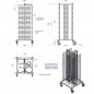 Carro porta platos CPP-100 Edenox