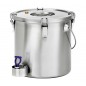 Olla Isotérmica con grifo 20L Plus Acero Inox Bartscher