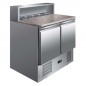 Mesa refrigerada preparación de ensaladas GN1/1 con encimera de granito fondo 700 Pekín