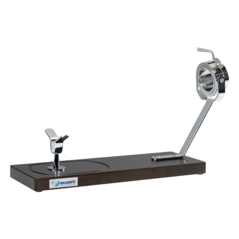 Jamonero Buarfe Jabugo fijo haya giratorio Premium. Base de madera de haya blanca europea Jamonero Buarfe Jabugo fijo haya giratorio Premium. Base de madera de haya blanca europea