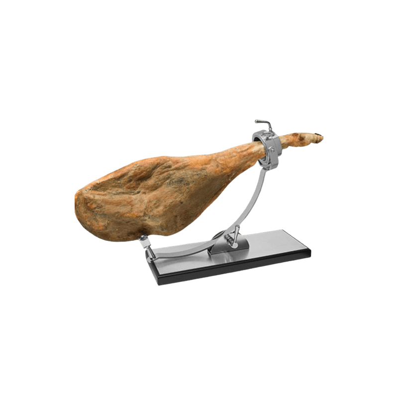 Jamonero Buarfe Córdoba abatible giratorio Premium. Base de DM/acero inox