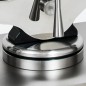 Jamonero Buarfe Champions Acero Inox 360º. Base de acero inoxidable