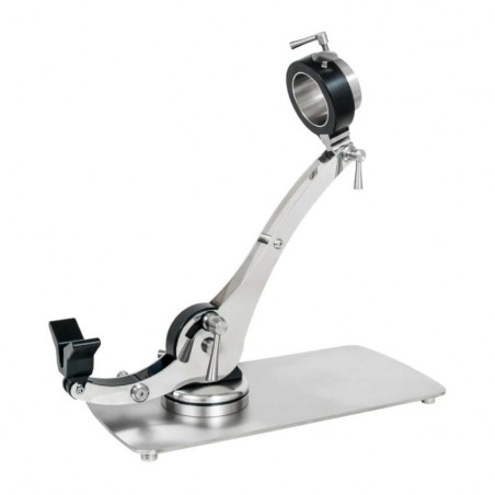 Jamonero Buarfe Champions Acero Inox 360º. Base de acero inoxidable