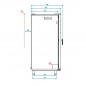 Horno de carro para Panadería con panel electromecánico y eléctrico FM Serie Bakery STB 616 ET