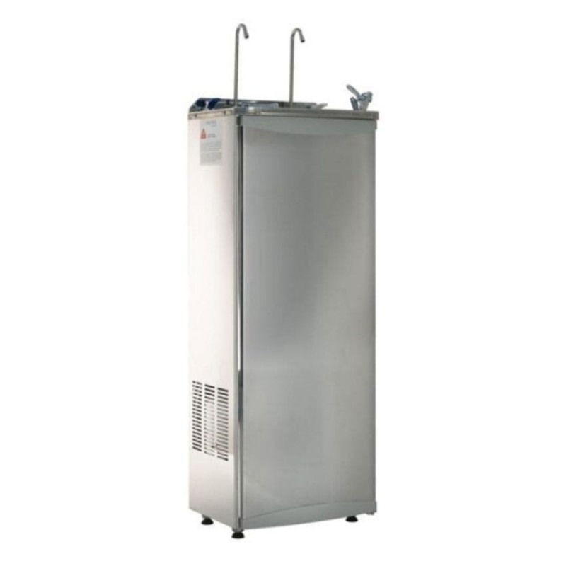 Fuente doble de agua refrigerada de pie Columbia FC 2050 con filtración