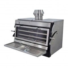 Horno Brasa Pira 120 LUX INOX ED - 200 comensales
