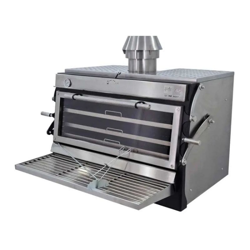 Horno Brasa Pira 120 LUX INOX ED - 200 comensales