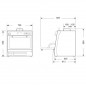 Horno de brasa 70 Black AB Pira - 85 comensales Horno de brasa 70 Black AB Pira - 85 comensales