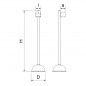 Columna para botella de gel hidroalcohólico