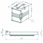 Contenedor isométrico C-60 S1 Edenox 12 guías GN1/1 Contenedor isométrico C-60 S1 Edenox 12 guías GN1/1