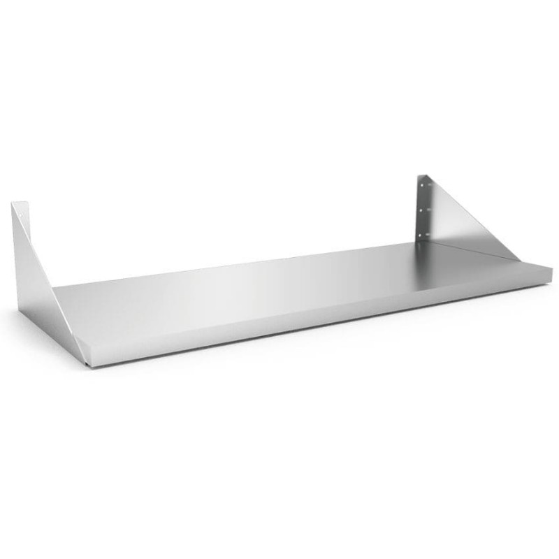 Estante inox mural con cartelas vueltas Fricosmos