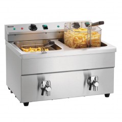 Freidora de inducción 2x8L Bartscher