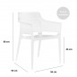 Sillón Terraza Polipropileno Modelo Boomerang – Pack de 4 Unidades