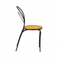 Silla interior armazón plastificado negro Modelo Cora  - Pack 3 undidades