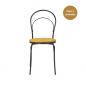 Silla interior armazón plastificado negro Modelo Cora  - Pack 3 undidades