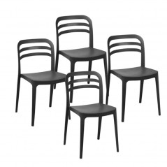 Silla Terraza Polipropileno Modelo Baqueira 1 - Pack de 4 unidades