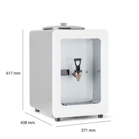 Termo de Leche al baño maría 10L Glass Savemah