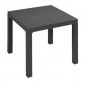 Mesa Terraza de Polipropileno Antracita 70x70 cm Modelo Tokio Mesa Terraza de Polipropileno Antracita 70x70 cm Modelo Tokio