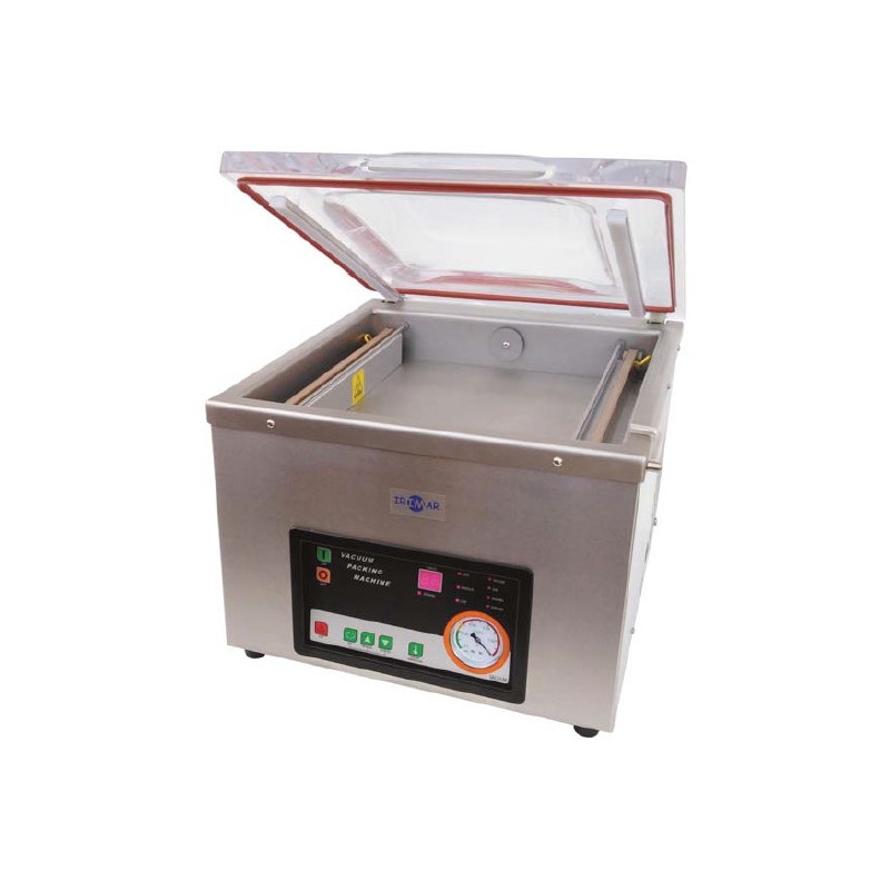 Envasadora de vacío sobremesa EVT-420+420 Bomba 20 m3/h 2 barras 420mm