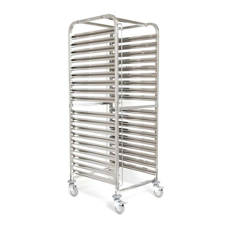 Carro portabandejas GN 2/1 de 18 niveles en acero inox Comas Carro portabandejas GN 2/1 de 18 niveles en acero inox Comas