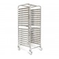 Carro portabandejas GN 2/1 de 18 niveles en acero inox Comas Carro portabandejas GN 2/1 de 18 niveles en acero inox Comas