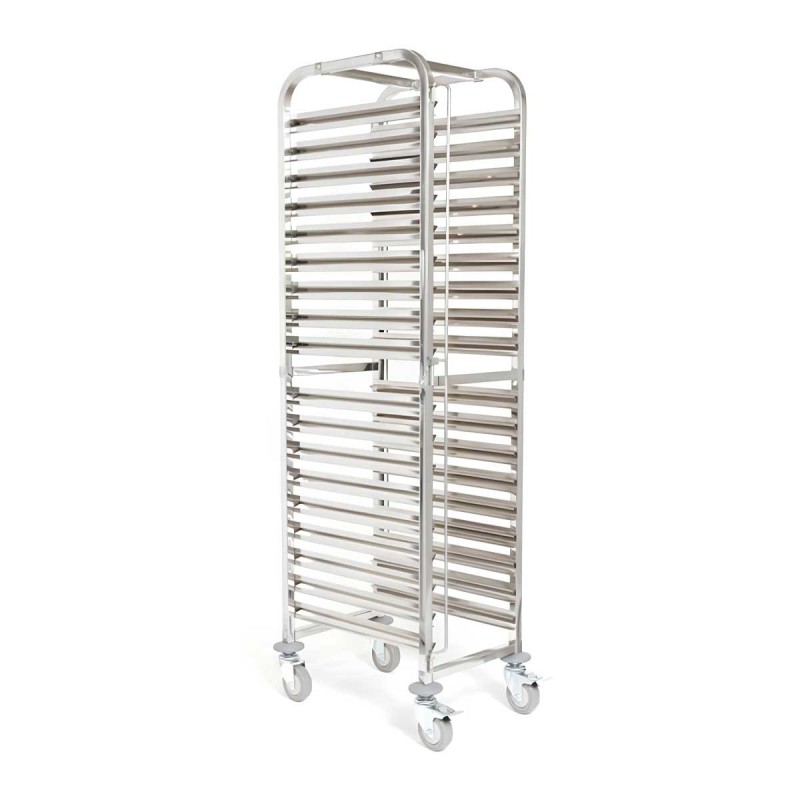 Carro portabandejas 60x40 de 18 niveles en acero inox Comas Carro portabandejas 60x40 de 18 niveles en acero inox Comas