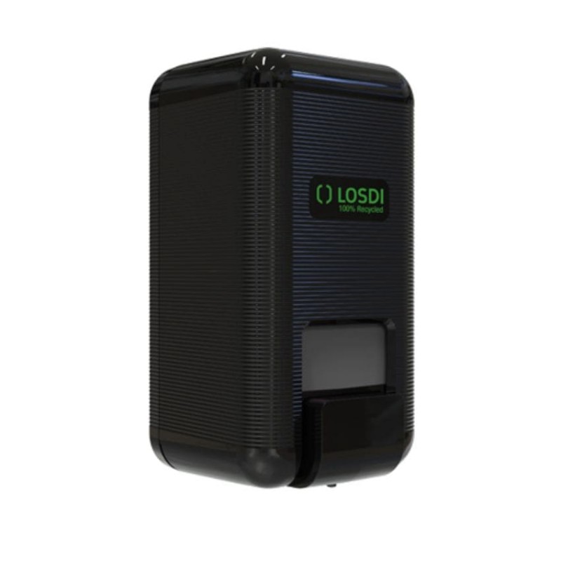 Dosificador de jabón manual en negro mate ECO-LUXE LOSDI