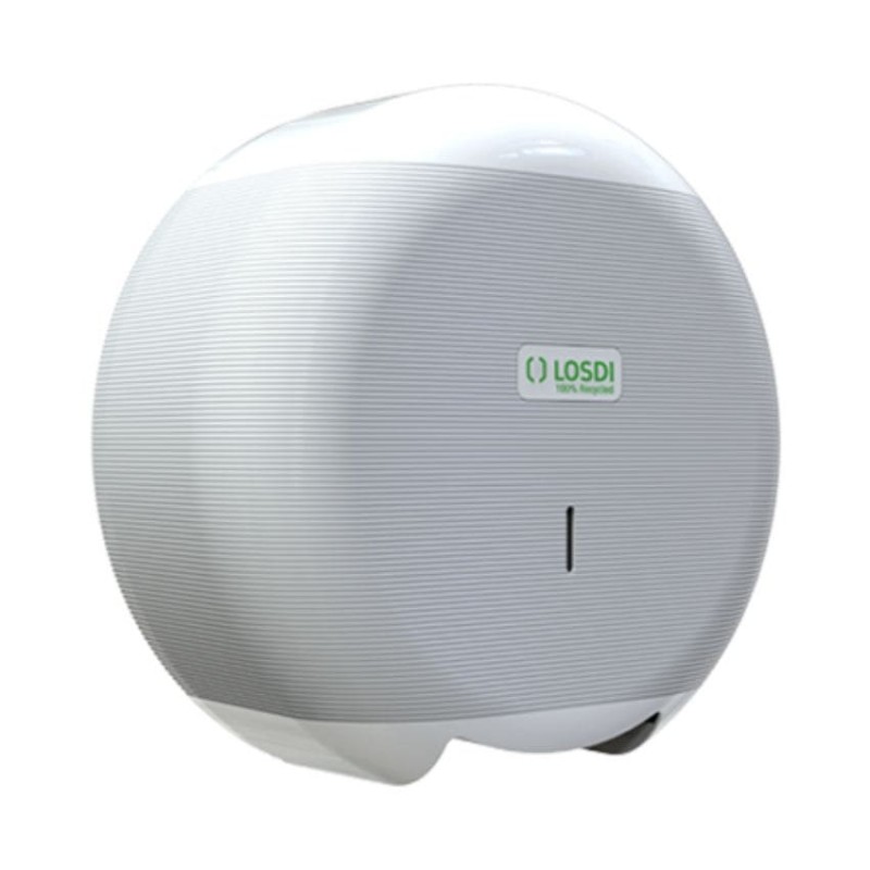 Dispensador papel higiénico jumbo en blanco ECO-LUXE LOSDI Dispensador papel higiénico jumbo en blanco ECO-LUXE LOSDI