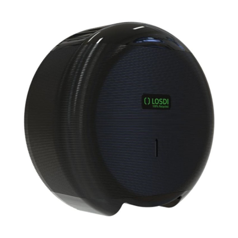 Dispensador papel higiénico jumbo en negro ECO-LUXE LOSDI Dispensador papel higiénico jumbo en negro ECO-LUXE LOSDI