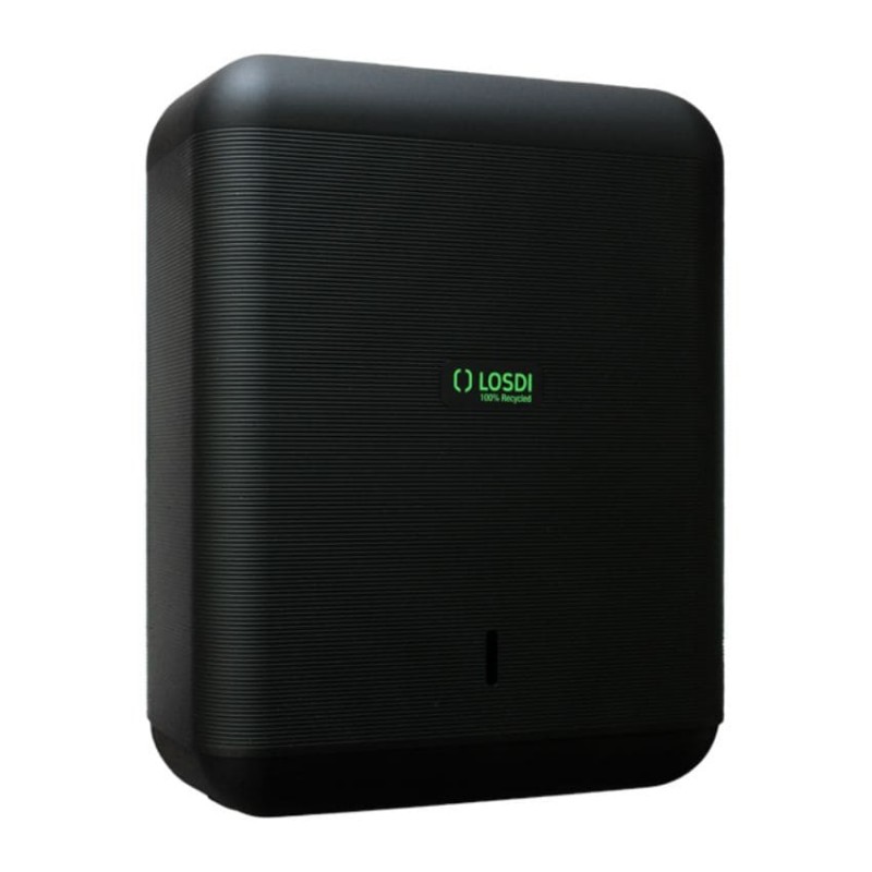 Dispensador de toallas de papel en negro mate ECO-LUXE LOSDI