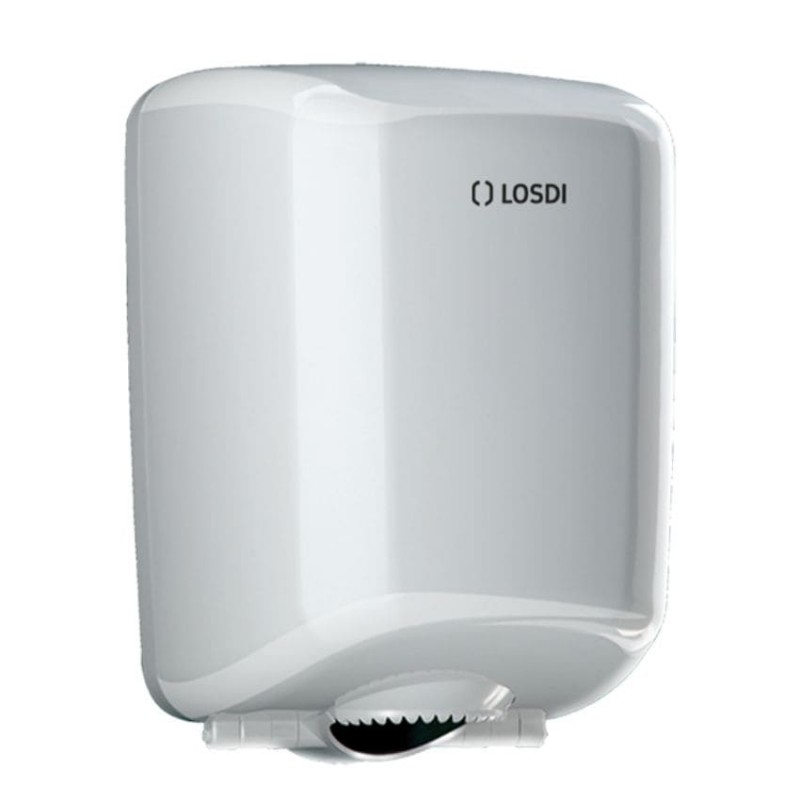 Dispensador de papel mecha ABS blanco Elegance LOSDI
